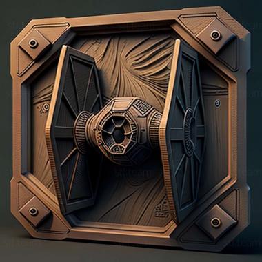 3D model Star Wars TIE Fighter game (STL)